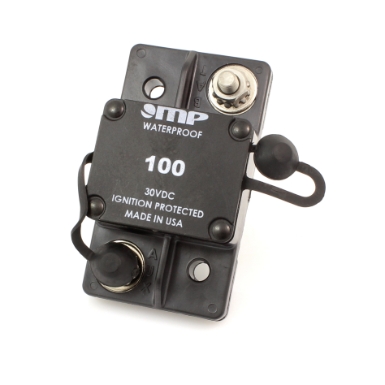 Mechanical Products 171-S0-100-2 Surface Mount Circuit Breaker, Automatic Reset, 1/4" Stud, 100A