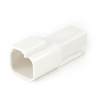 Amphenol Sine Systems AT04-2P-WHT 2-Way Connector Receptacle, DT04-2P Compatible, White