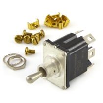 Carling Technologies STJ2E4-53 Sealed Metal Toggle Switch, with Hardware