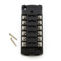 Egis Mobile 8790B RT Fuse Block 6 Independent Circuits with Cover, Alternate View