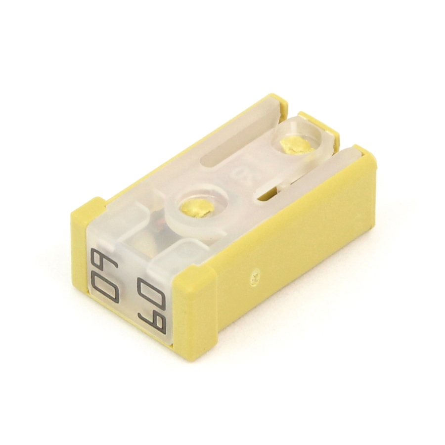 Littelfuse 0695060.PXPS Slotted MCASE+ Cartridge Fuse, 60A, 32VDC, Time Delay