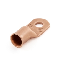 Standard Eyelet 36031, Bare Copper, 2/0 Ga., 5/16 inch Stud, Rotated View