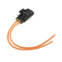 Sealed ATO/ATC Fuse Holder Assembly 46047, 12 Ga. Orange GXL Wire, 9" Wire Leads, 32VDC, 30A