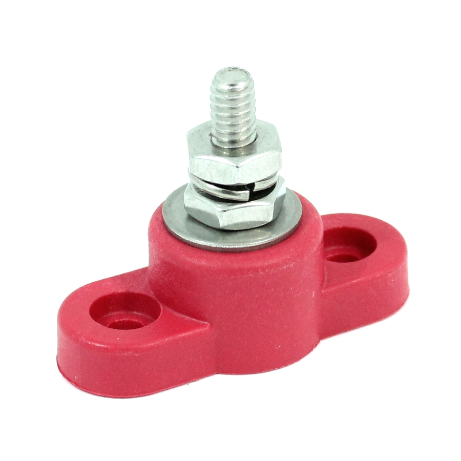 Junction Block Stud 47215 Non-Feed Through, 1/4 inch Stud, 48V, 165A ...