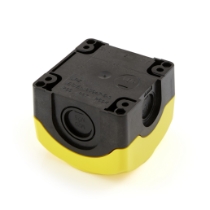 Lovato Electric LPZP1A5 1-Hole Control Station Enclosure, Yellow