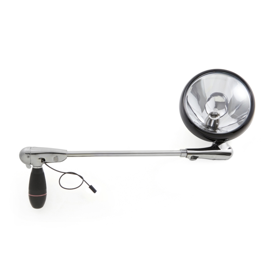 Unity 210030-0002 Halogen Post-Mount Black Spotlight