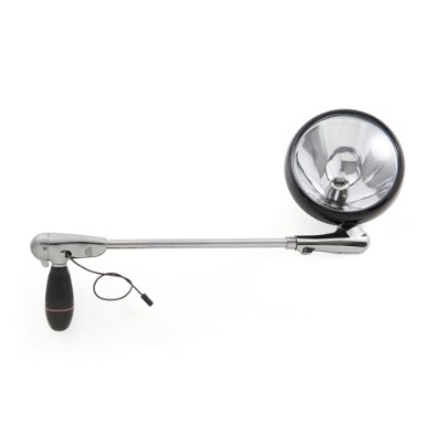 unity 210030-0002 halogen post-mount black spotlight