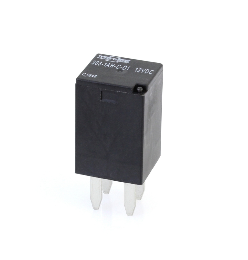Song Chuan ISO 280 Ultra Micro Relay, 20A, 12VDC SPST with Diode, 303-1AH-C-D1-12VDC