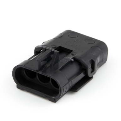 aptiv 12020827 male 3-contact shroud half weather pack connector
