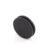 Essentra Components DGB-11 Diaphragm Grommet, 0.748", Black