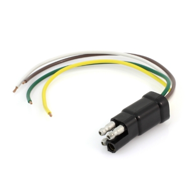 Molded Connector 37163, 4 Square Contacts, Female End, GPT 8