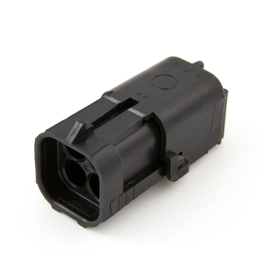 Aptiv 12015024 Male Square 4-Contact Shroud Half Weather-Pack Connector