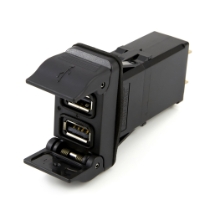 Carling V-USB-24-G11-1BB1 Dual Port USB V-Charger, 3.15A, 12/24VDC
