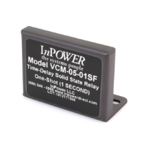 InPower VCM-05-01SF One-Shot Solid State Timer Relay, 12VDC/15A, 1 Second Timer