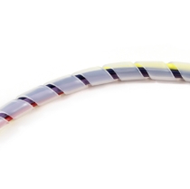 20022 Spiral Wrap Polyethylene Natural Tubing, 3/4" OD, 100 FT