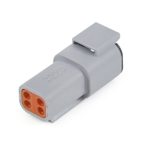 Amphenol Sine Systems ATM04-4P 4-way Receptacle, Rotated View