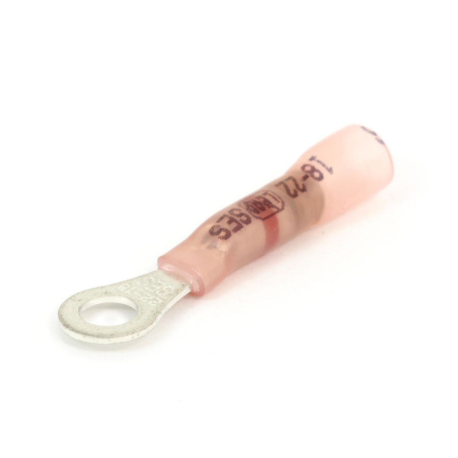 30943 Crimp, Solder & Seal Heat Shrink Terminal, 22-18 Ga., #10 Stud Size