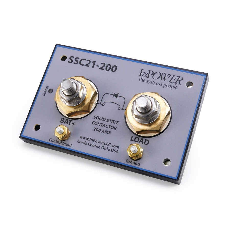 InPower SSC21-200 Smart Contactor, 200A, 12/24VDC