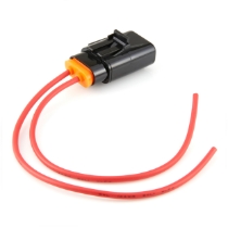 Littelfuse FHAS101 Sealed In-Line ATO Fuse Holder, 8 inch Leads, Rotated View