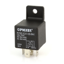 Picker PC792C-1C-C1-12C-DNX5 50A Mini ISO Relay, 12VDC, SPDT, Bracket