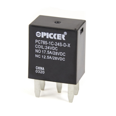 Picker PC785-1C-24S-D-X, 280 Micro Relay, 24V, 17.5A, SPDT, Diode