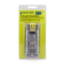 Blue Sea Systems 5035 ST Blade Fuse Block, 6 Independent Circuits with Cover