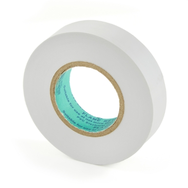 electrical tape white 60' roll 3/4" wide | waytek