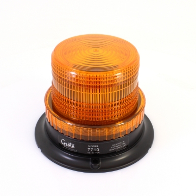 Grote 77103 Mighty Mini Strobe Light, Yellow, Single Flash, 0.25A, 12 VDC