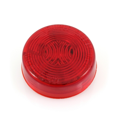 2" Sealed Round LED Clearance/Marker Light 47762, Red Lens