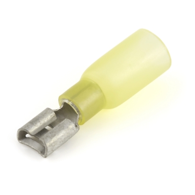 female heat shrink 32919 .250 disconnect, 12-10 ga., yellow