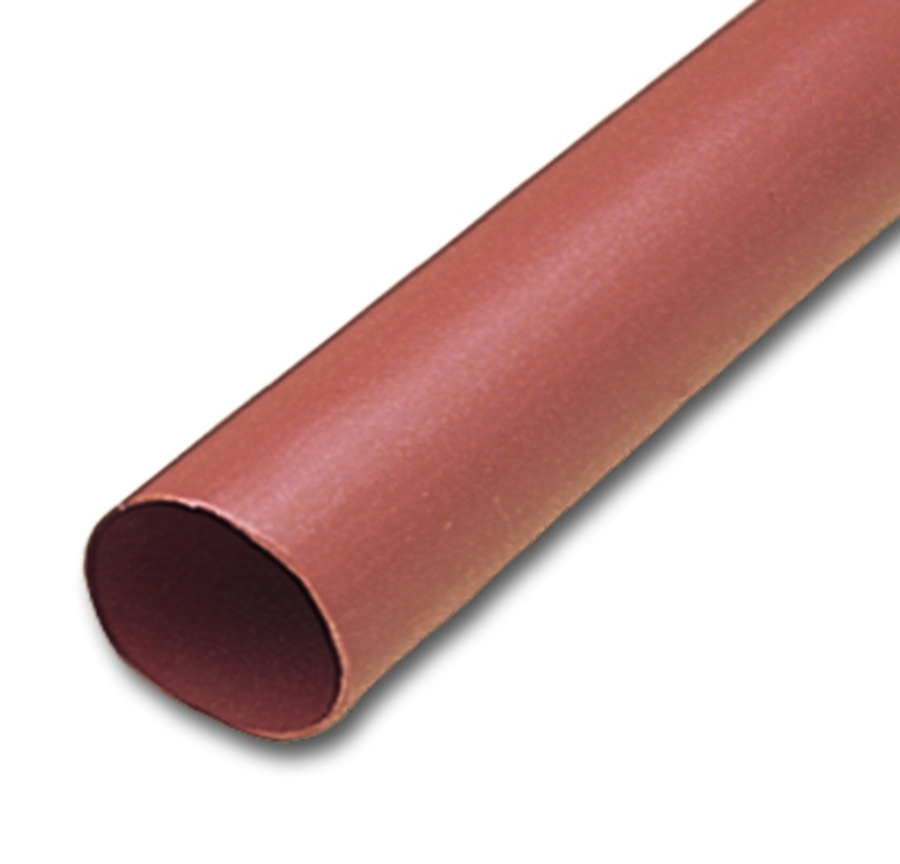 3M™ FP-301-1 1/2-48" 1-1/2" Heat Shrink Tubing, 48" 2:1 Thin Wall, Red