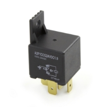 CIT Relay & Switch A2F1CCQ24VDC1.9, Mini ISO Relay SPDT, 20A NO-15A NC, 24VDC w/ Bracket Mount