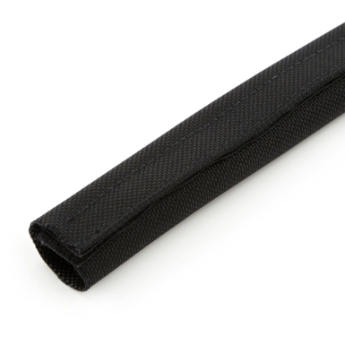 Techflex DWN1.00BK Dura Wrap Tightly Woven Ballistic Nylon Sleeving, 1", 25 ft. Spool, Black