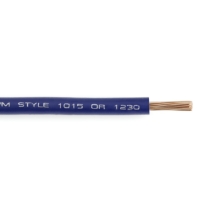WR16-6 Hook-Up Wire, Bare Copper, UL 1015/1230/MTW/AWM, 16 Ga., Blue
