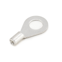 Ring Terminal 16-14 Ga., 1/4" Stud Size, Non-Insulated, Mylar Reel | Waytek  _side view 1