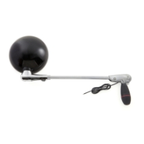 Unity 210030-0002 Halogen Post-Mount Black Spotlight, Back Side