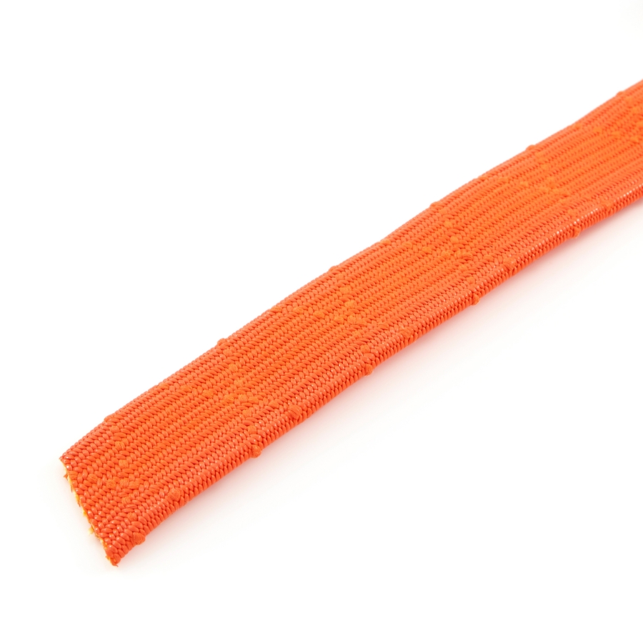 Techflex BBN0.75OR Battle Braid® Heavy-Duty Cut Resistant Sleeving, 3/4"-7/8", 25 ft., Orange