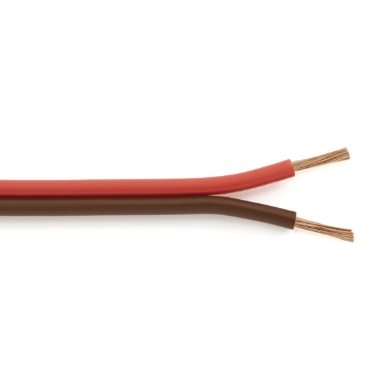 WP18-2 GPT Parallel Bonded Cable, 18/2 Ga., Red, Brown