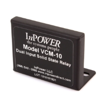InPower VCM-10 Dual Input Solid State Relay, 12VDC/15A