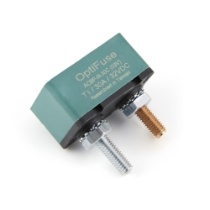 OptiFuse ACBP-N-30C Type I Short Stop Circuit Breaker, Green, 30A