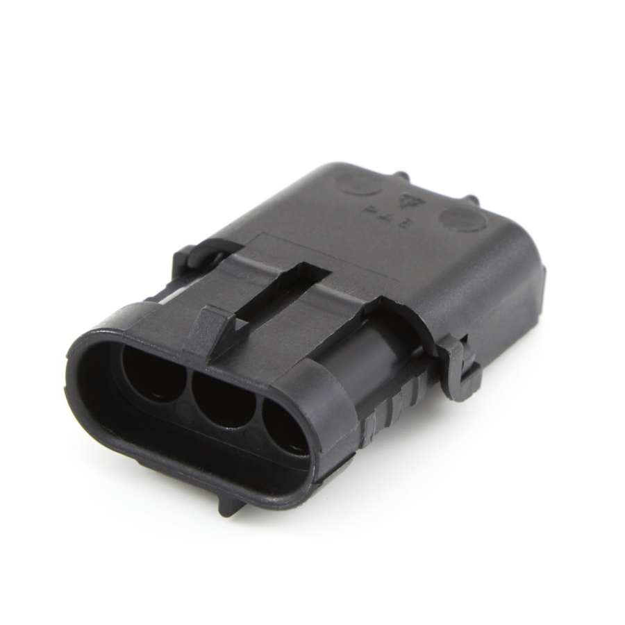 Aptiv 12157968 Male 3-Contact Shroud Half Weather-Pack Connector