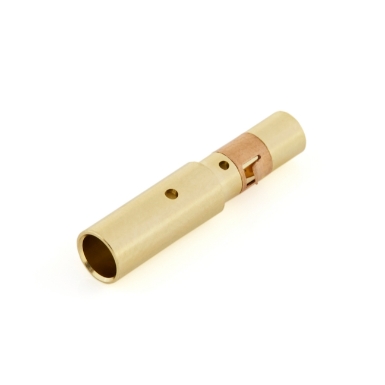 amphenol sine systems ms10b23f, machined female socket terminal, 12-10 ga,  gold plated