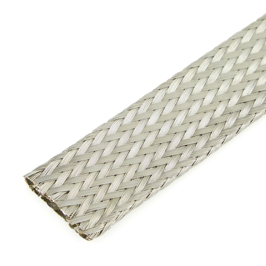 Techflex MBN1.50SV Metal Braided Sleeving, 1 1/2", 50' Spool, Close-up