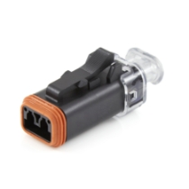 Amphenol Sine Systems AT06-2S-D1224V 2-Way Connector Plug, Integrated Diode, 12/ 24VDC