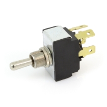 Cole Hersee 55046 Metal DPDT, 25A, Momentary (On)-Off-(On) Reversing Polarity Toggle Switch