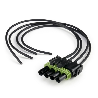 aptiv 12015797 female 4-contact tower half weather pack connector