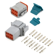 Amphenol Sine Systems AT8PS-CKIT 8-Pin AT Connector Kit, Rotated View