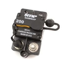 Mechanical Products 174-S1-200-2 Surface Mount Circuit Breaker, Manual Reset, 1/4" Stud, 200A