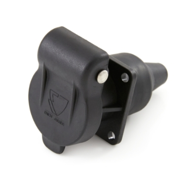 erich jaeger 151167 3p socket ejh 4-hole with gromm din 9680