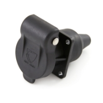 Erich Jaeger 151167 3P SOCKET EJH 4-HOLE WITH GROMM DIN 9680